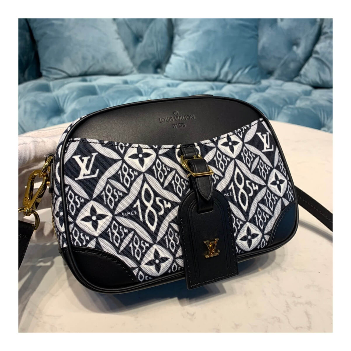 Louis Vuitton Denim Camera Bag M45528 Louis Vuitton Denim Camera Bag M45528