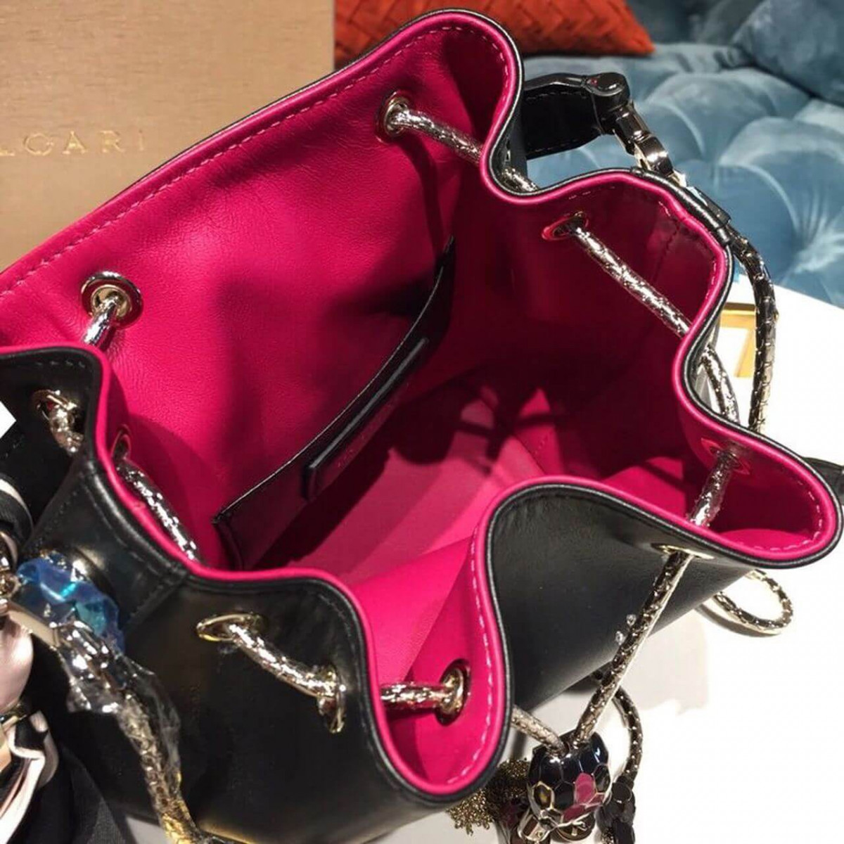 Bvlgari Serpenti Forever Bucket Bag 20cm 288760 Bvlgari Serpenti Forever Bucket Bag 20cm 288760