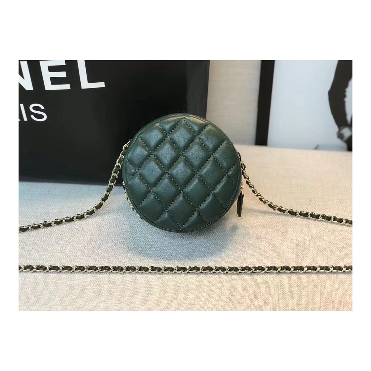 Chanel Round Clutch Chain Bag A70657 Chanel Round Clutch Chain Bag A70657