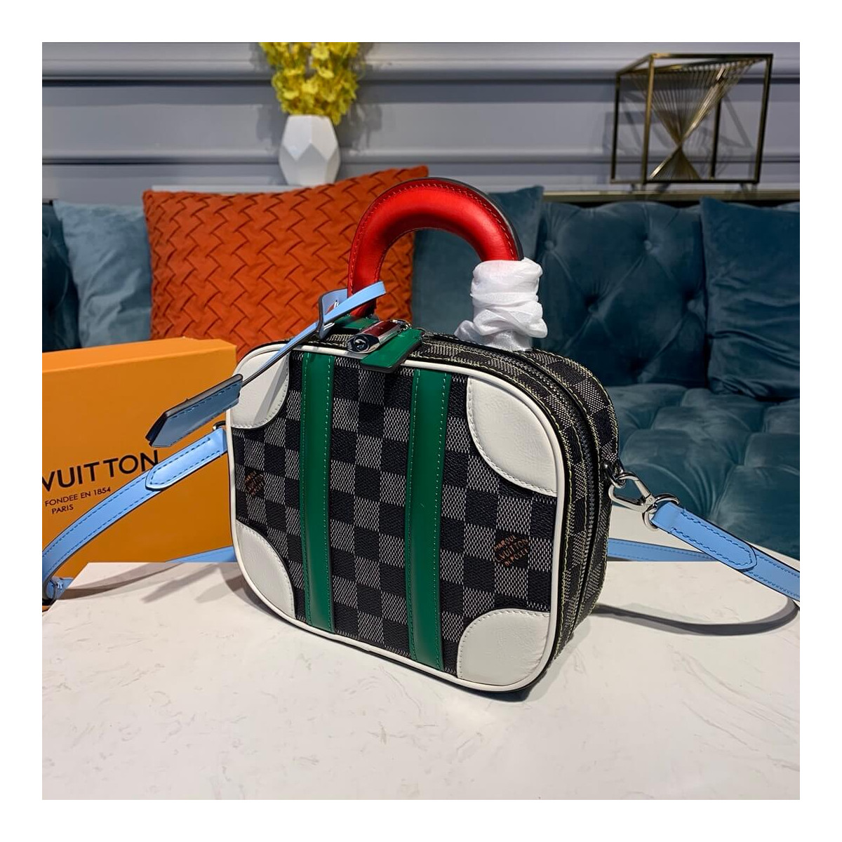 Louis Vuitton Damier Valisette BB N40233 Louis Vuitton Damier Valisette BB N40233