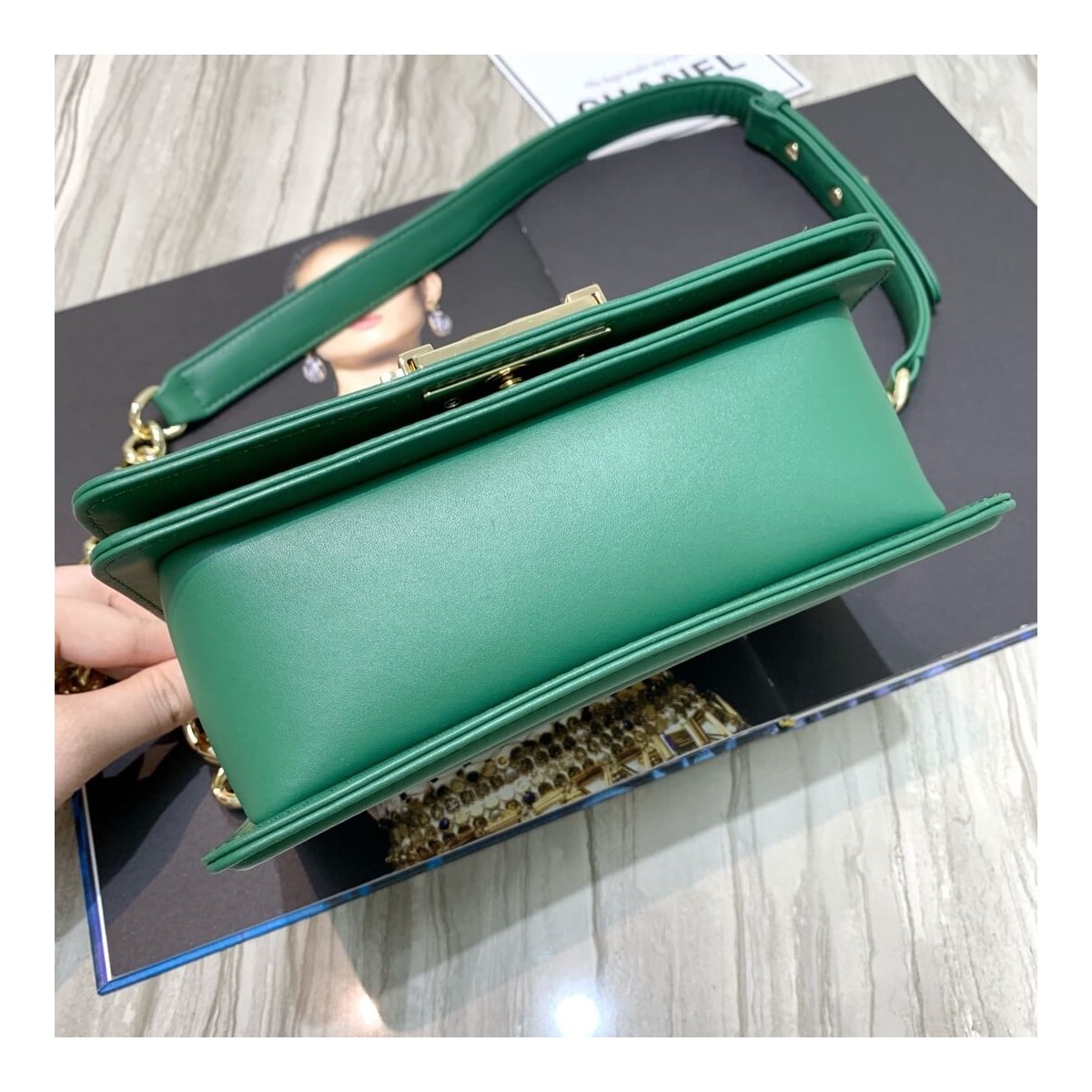 Chanel Calfskin Small Boy Chanel Handbag A67085 Chanel Calfskin Small Boy Chanel Handbag A67085