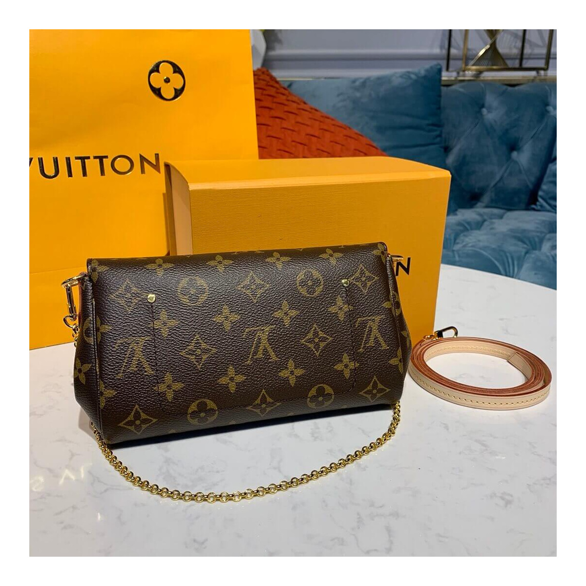 Louis Vuitton Monogram Canvas Favorite PM M40717 Louis Vuitton Monogram Canvas Favorite PM M40717