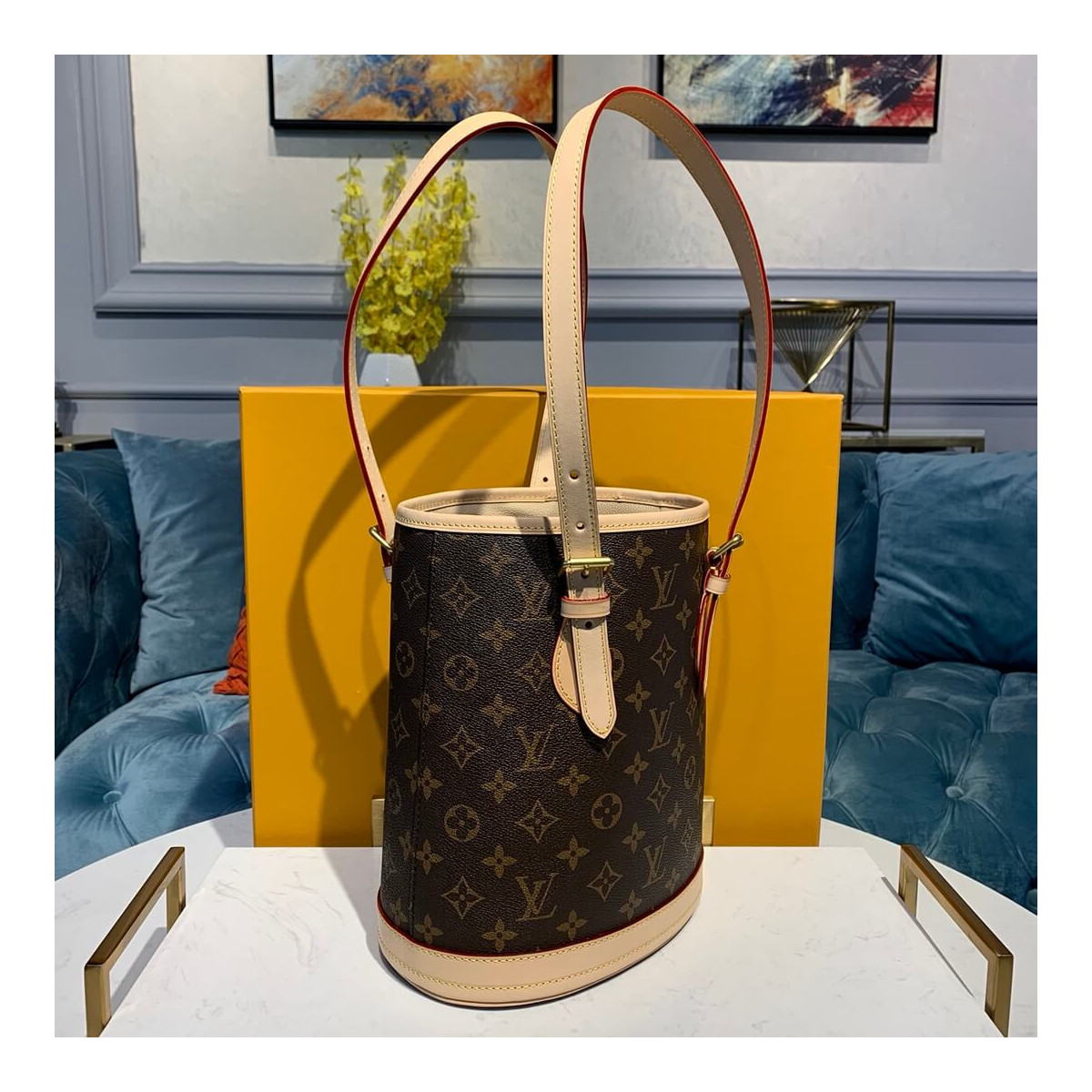 Louis Vuitton Monogram Petit Bucket M42238 Louis Vuitton Monogram Petit Bucket M42238