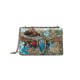 Gucci Embroidered Bee And Flower Shoulder Bag 400249 Khaki Gucci Embroidered Bee And Flower Shoulder Bag 400249 Khaki