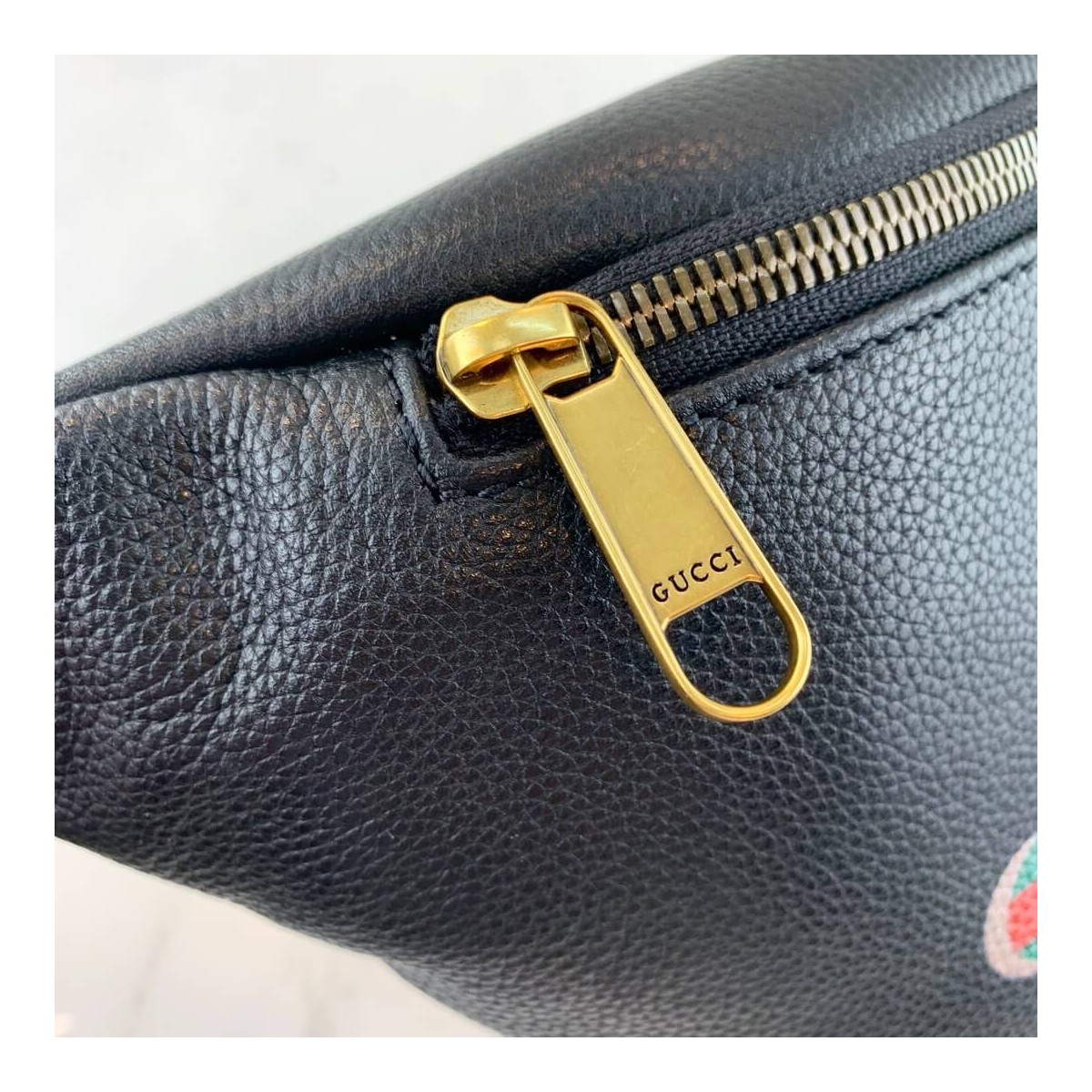 Gucci Print Leather Belt Bag 493869 Gucci Print Leather Belt Bag 493869
