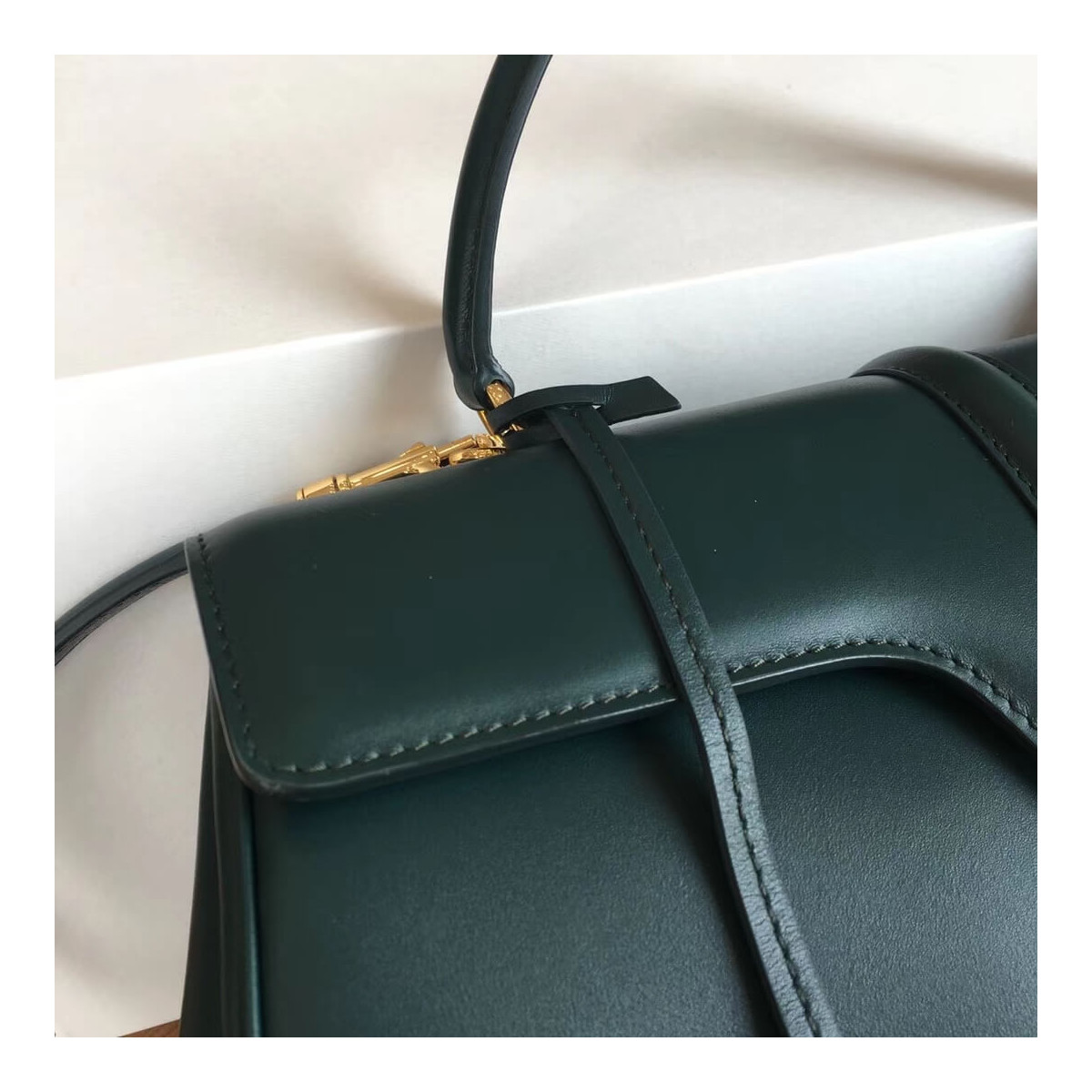 Celine Medium 16 Bag In Satinated Calfskin 187373 Celine Medium 16 Bag In Satinated Calfskin 187373