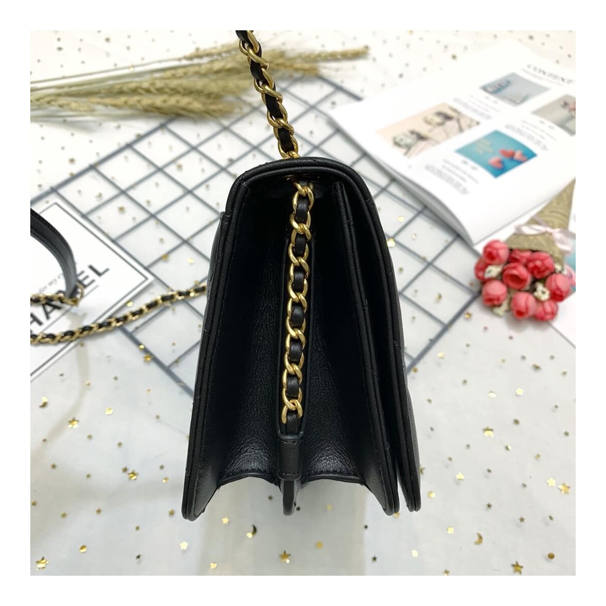Chanel Calf Leather Single Flap Bag AS8869 Chanel Calf Leather Single Flap Bag AS8869