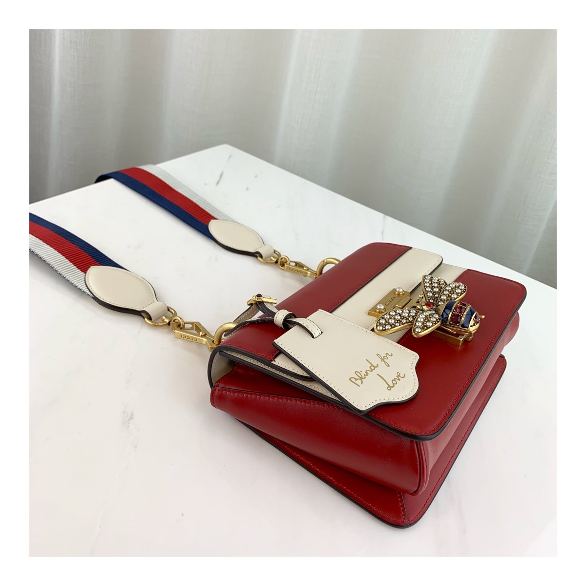 Gucci Queen Margaret Shoulder Bag 476542 Red/White Gucci Queen Margaret Shoulder Bag 476542 Red/White