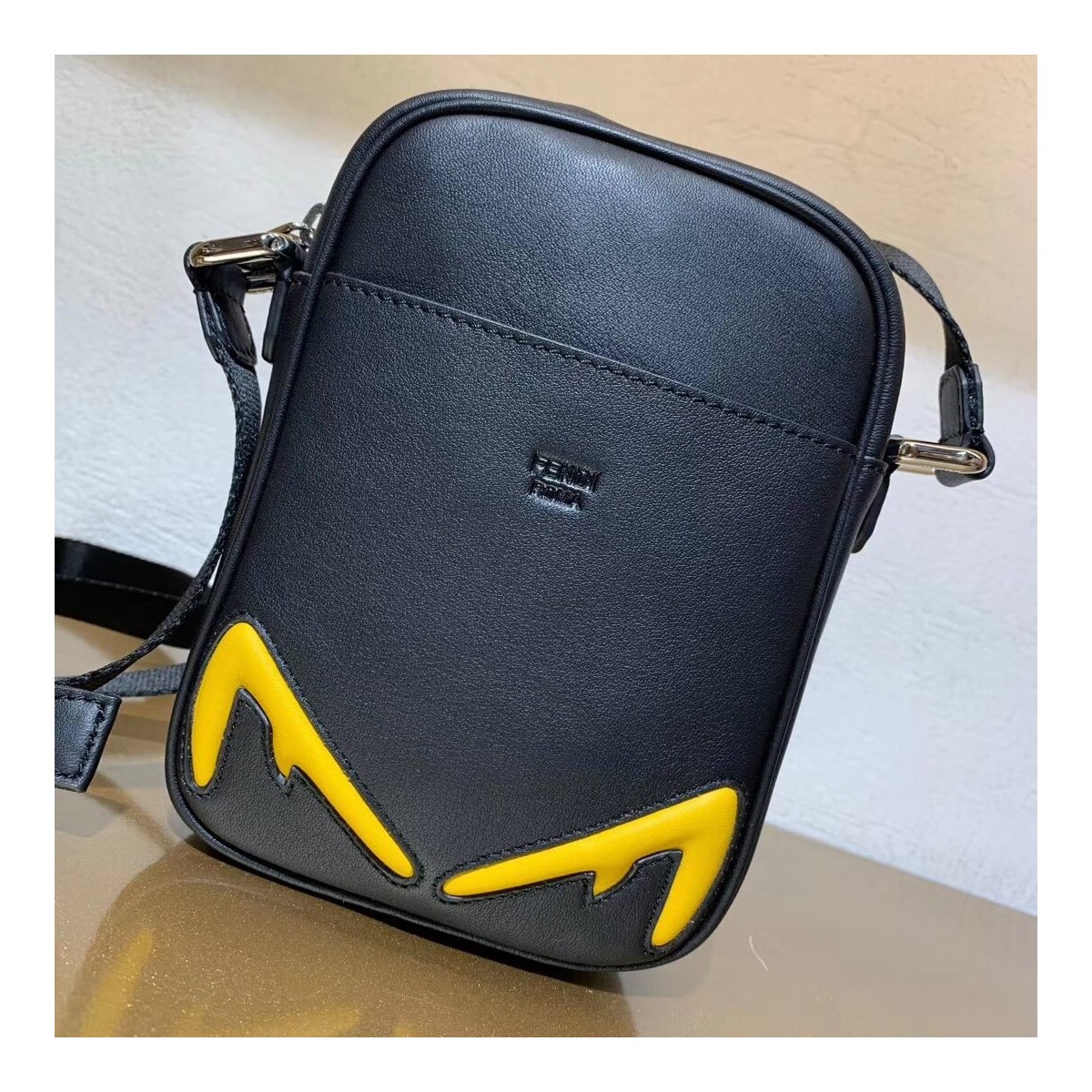 Fendi Smooth Leather Small Messenger Bag 7VA456 Fendi Smooth Leather Small Messenger Bag 7VA456