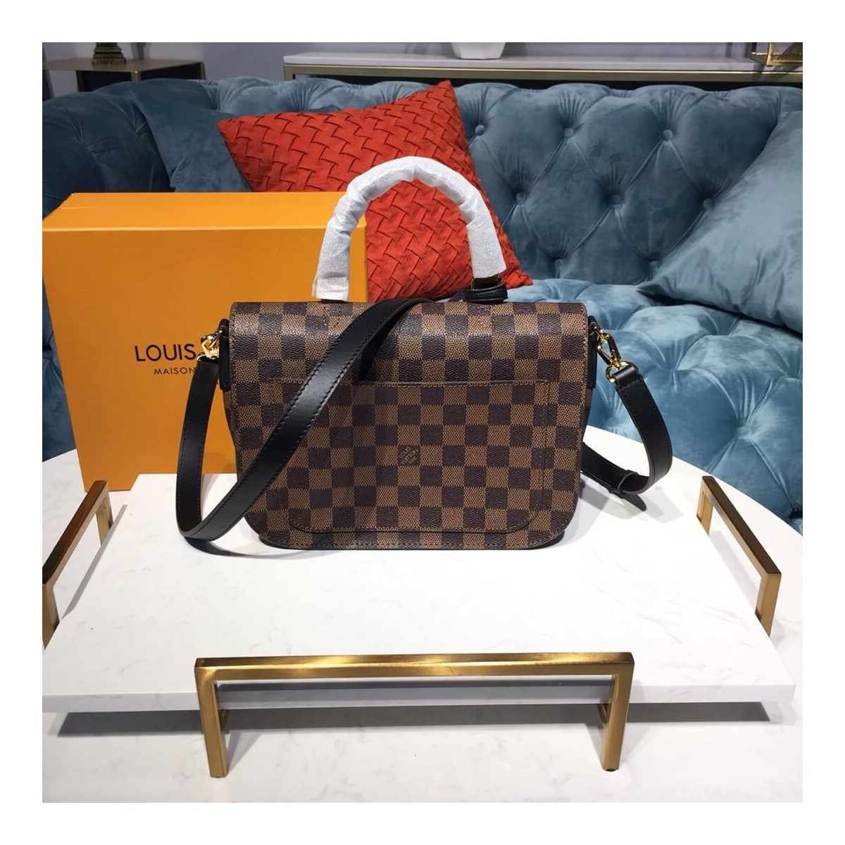 Louis Vuitton Damier Ebene Beaumarchais N40146 N40147 N40148 Louis Vuitton Damier Ebene Beaumarchais N40146 N40147 N40148