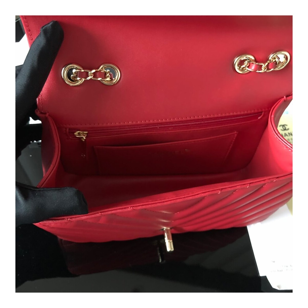 Chanel Calfskin Mini Flap Bag A91586 Chanel Calfskin Mini Flap Bag A91586