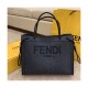 Fendi Logo Wool Shopper 8BH378 Fendi Logo Wool Shopper 8BH378