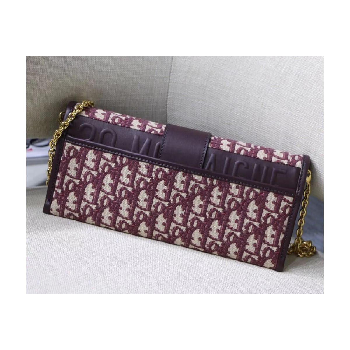Christian Dior 30 Montaigne Jacquard Canvas Clutch Bag M9206 Christian Dior 30 Montaigne Jacquard Canvas Clutch Bag M9206