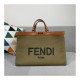 Fendi Peekaboo X Tote in Green Canvas 8BH374 Fendi Peekaboo X Tote in Green Canvas 8BH374