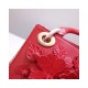 Christian Dior Lambskin Embroidered Flowers Mini "Lady Dior" Bag M0565 Christian Dior Lambskin Embroidered Flowers Mini "Lady Dior" Bag M0565