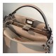 Fendi Peekaboo Mini with Metal-Plated Micro Studs 8BN244 Fendi Peekaboo Mini with Metal-Plated Micro Studs 8BN244