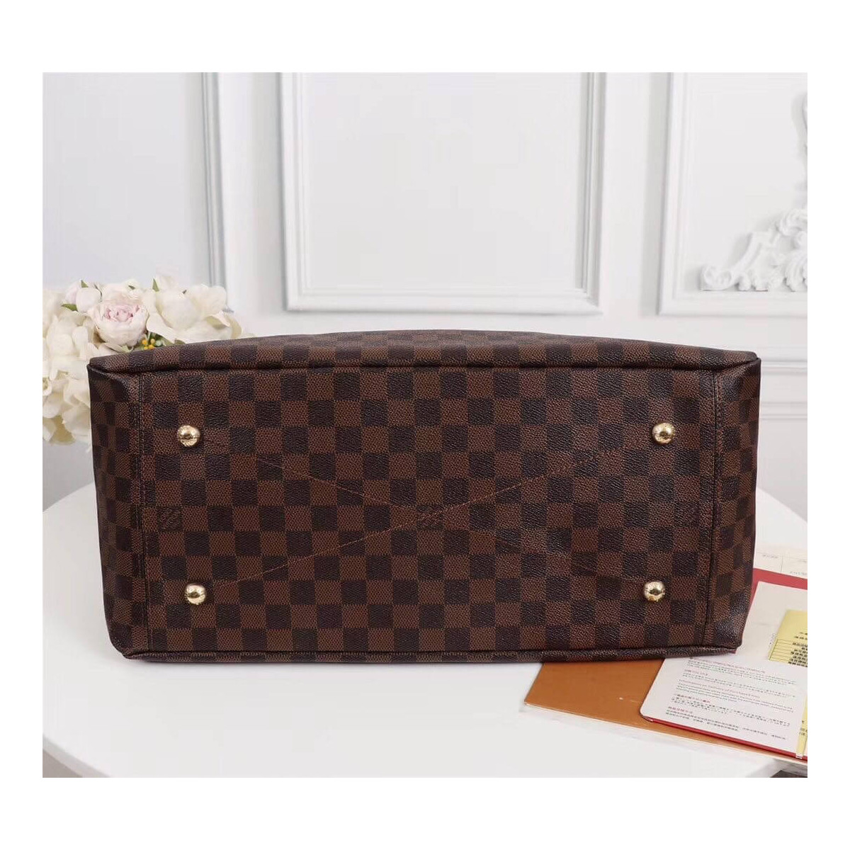 Louis Vuitton Damier Ebene Canvas Artsy MM N40249 Louis Vuitton Damier Ebene Canvas Artsy MM N40249