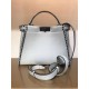 Fendi Peekaboo Medium with Metal-Plated Micro Studs 8BN290 Fendi Peekaboo Medium with Metal-Plated Micro Studs 8BN290