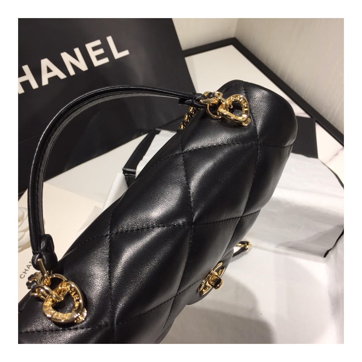 Chanel Small Flap Bag With Handle AS1114 Chanel Small Flap Bag With Handle AS1114