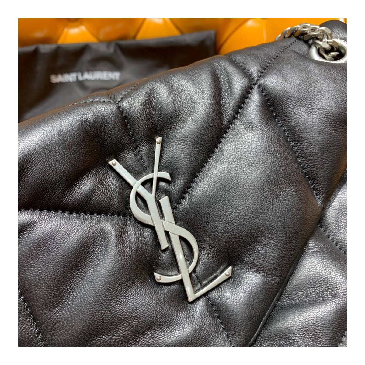 Saint Laurent Loulou Puffer Small Bag In Quilted Lambskin 577476 Saint Laurent Loulou Puffer Small Bag In Quilted Lambskin 577476