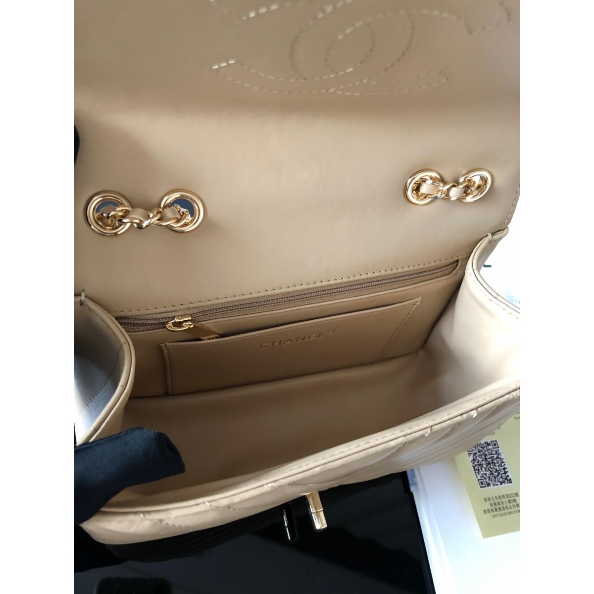 Chanel Calfskin Mini Flap Bag A91586 Chanel Calfskin Mini Flap Bag A91586