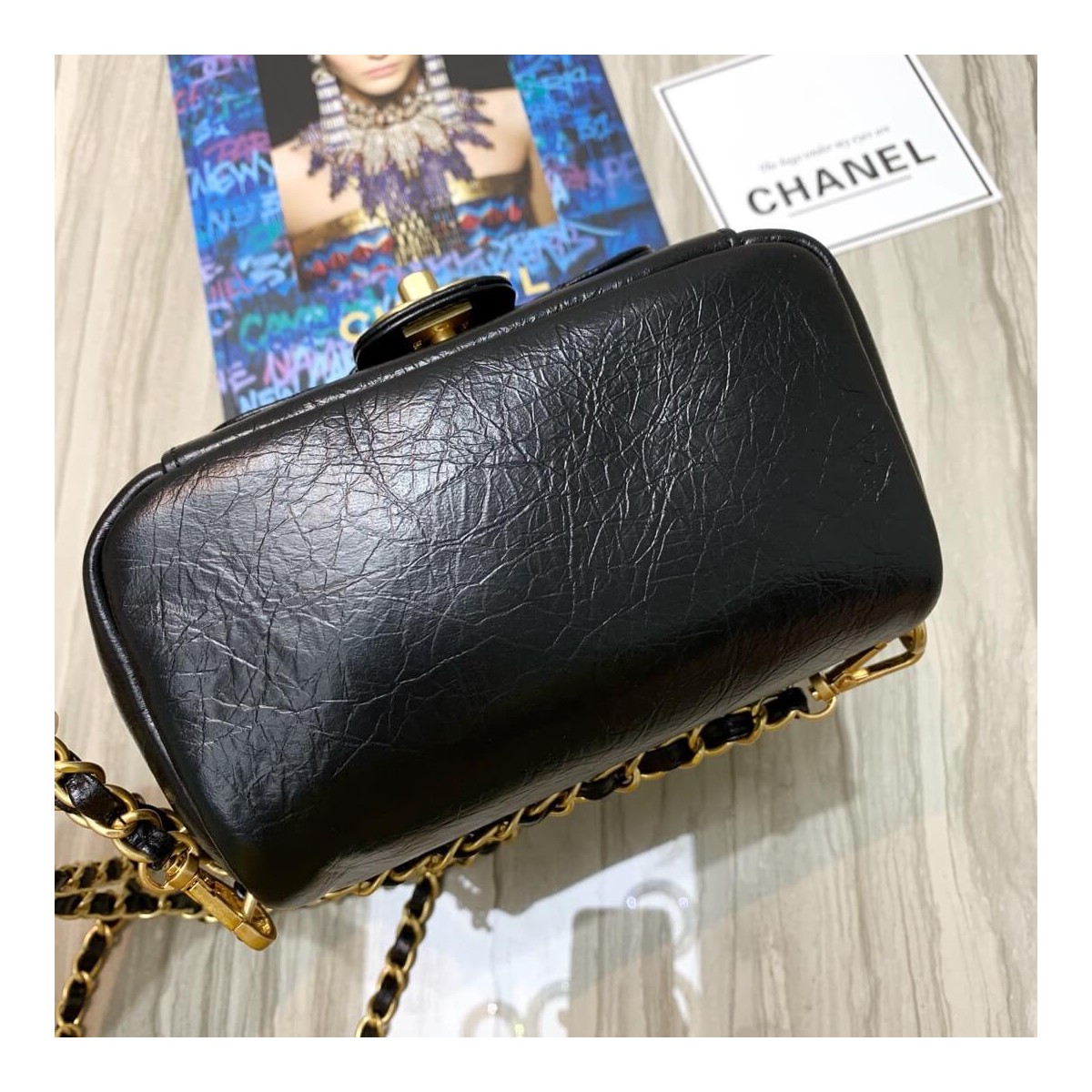 Chanel Waxy Calfskin CC Day Backpack Bag AS8866 Chanel Waxy Calfskin CC Day Backpack Bag AS8866
