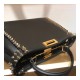 Fendi Peekaboo Medium with Metal-Plated Micro Studs 8BN290 Fendi Peekaboo Medium with Metal-Plated Micro Studs 8BN290