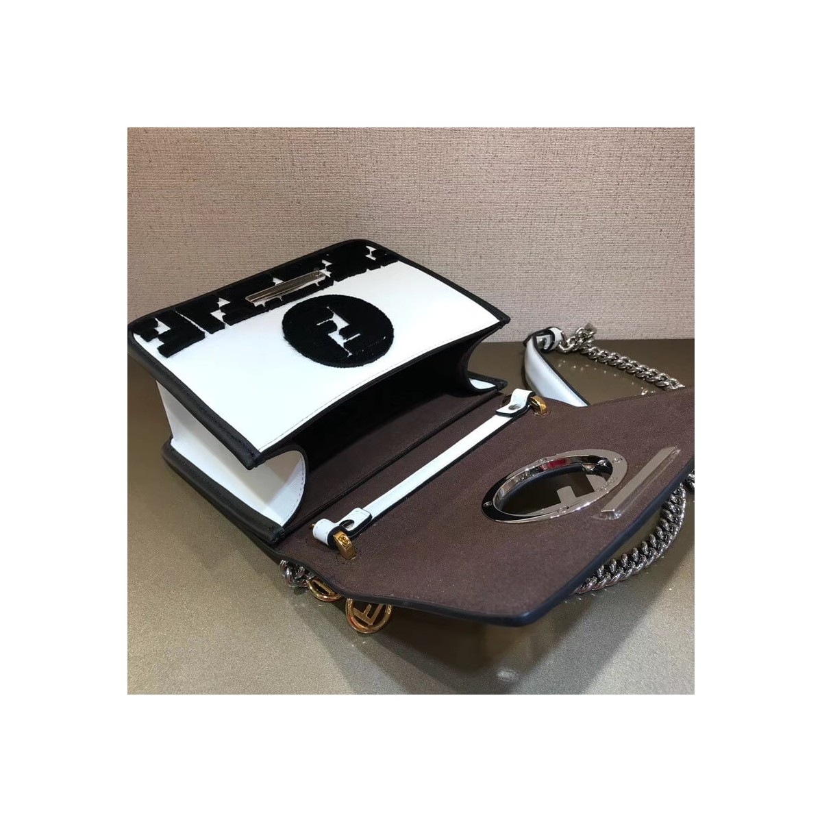 Fendi Small Kan I F Bag 8BT286 Fendi Small Kan I F Bag 8BT286