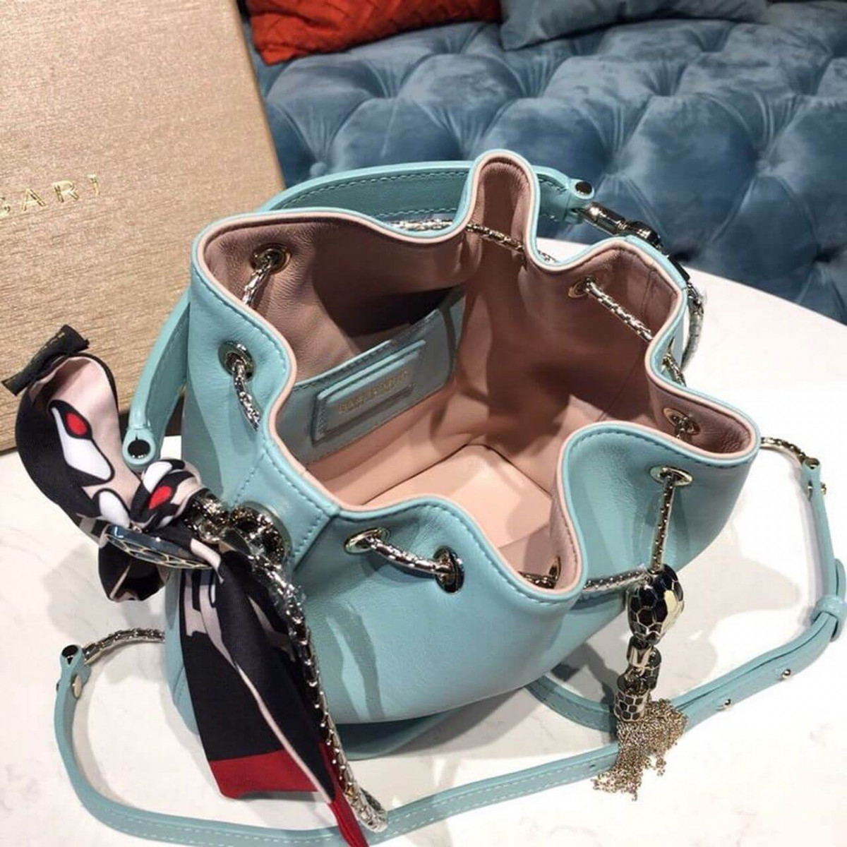 Bvlgari Serpenti Forever Bucket Bag 20cm 288760 Bvlgari Serpenti Forever Bucket Bag 20cm 288760