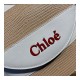 Chloe Small Aby Lock Chain Bag Embossed Lizard Effect S1220 Apricot/White Chloe Small Aby Lock Chain Bag Embossed Lizard Effect S1220 Apricot/White