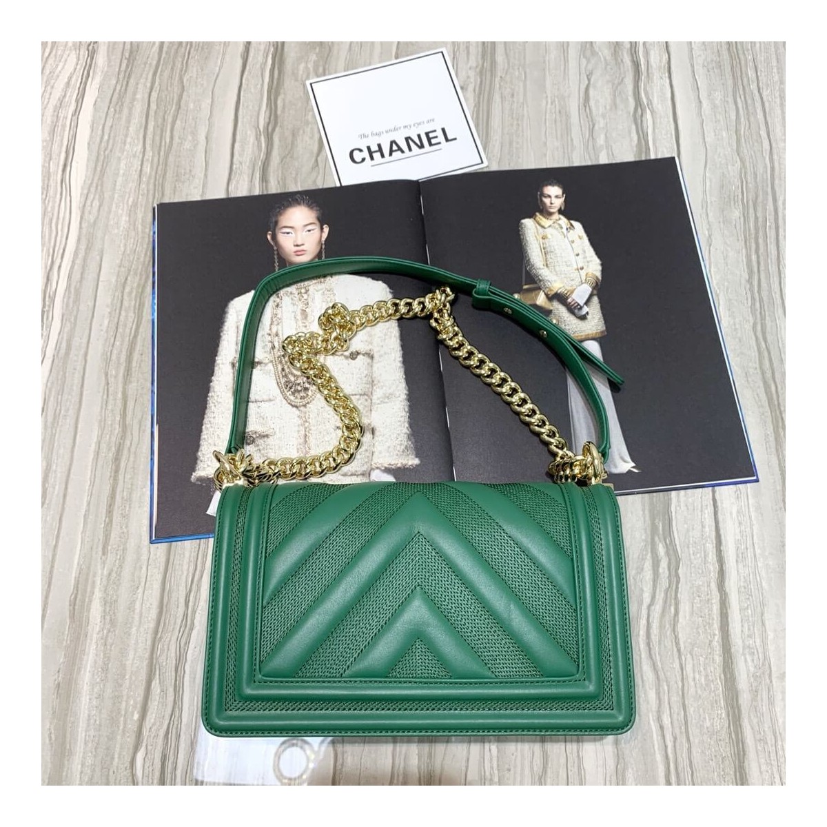 Chanel Calfskin Boy Chanel Handbag A67086 Chanel Calfskin Boy Chanel Handbag A67086