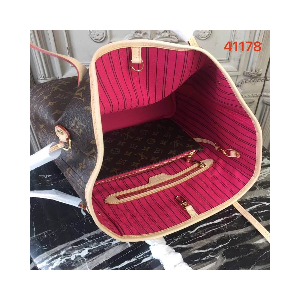 Louis Vuitton Monogram Canvas Neverfull MM M41178 Louis Vuitton Monogram Canvas Neverfull MM M41178
