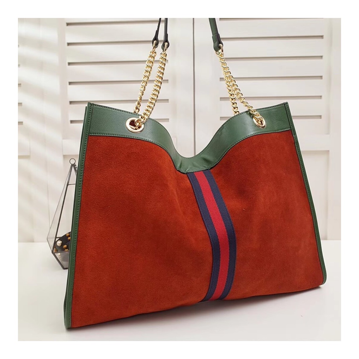 Gucci Suede Rajah Large Tote 537219 Gucci Suede Rajah Large Tote 537219