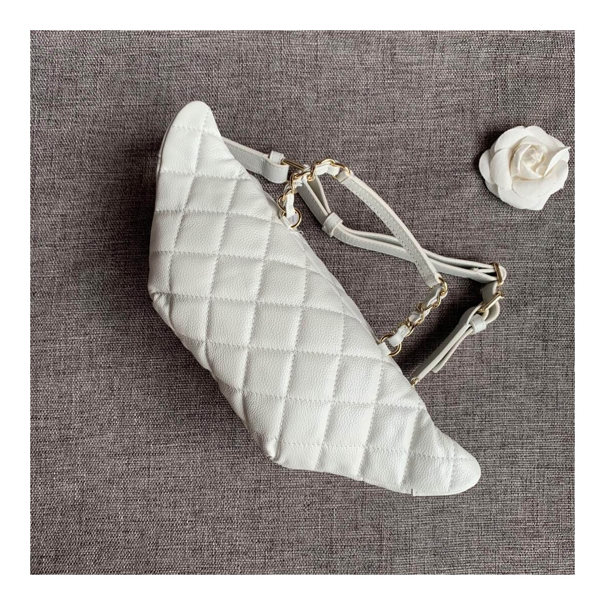 Chanel Quilted Caviar Clafskin Waist Bag AS0556 Chanel Quilted Caviar Clafskin Waist Bag AS0556