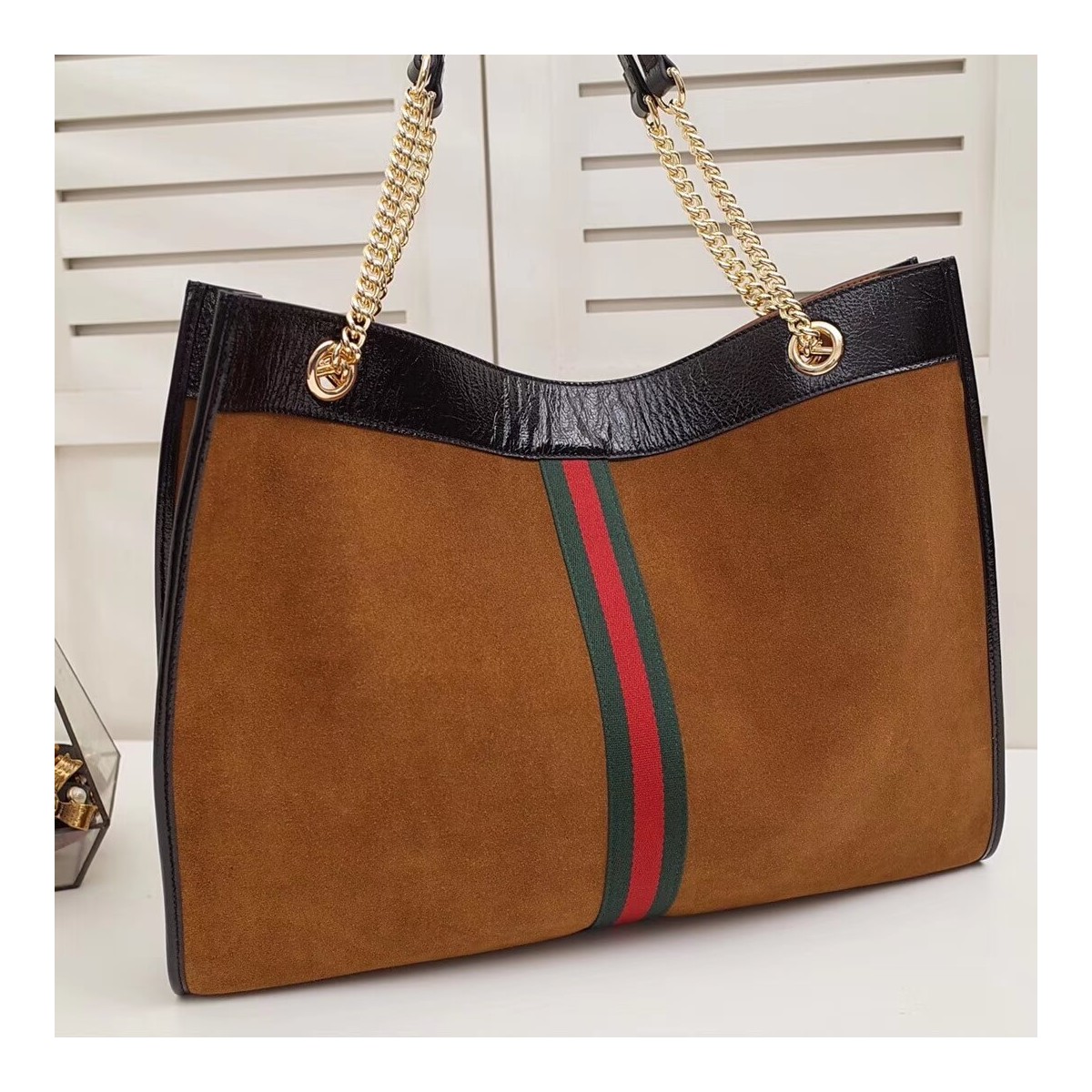 Gucci Suede Rajah Large Tote 537219 Gucci Suede Rajah Large Tote 537219