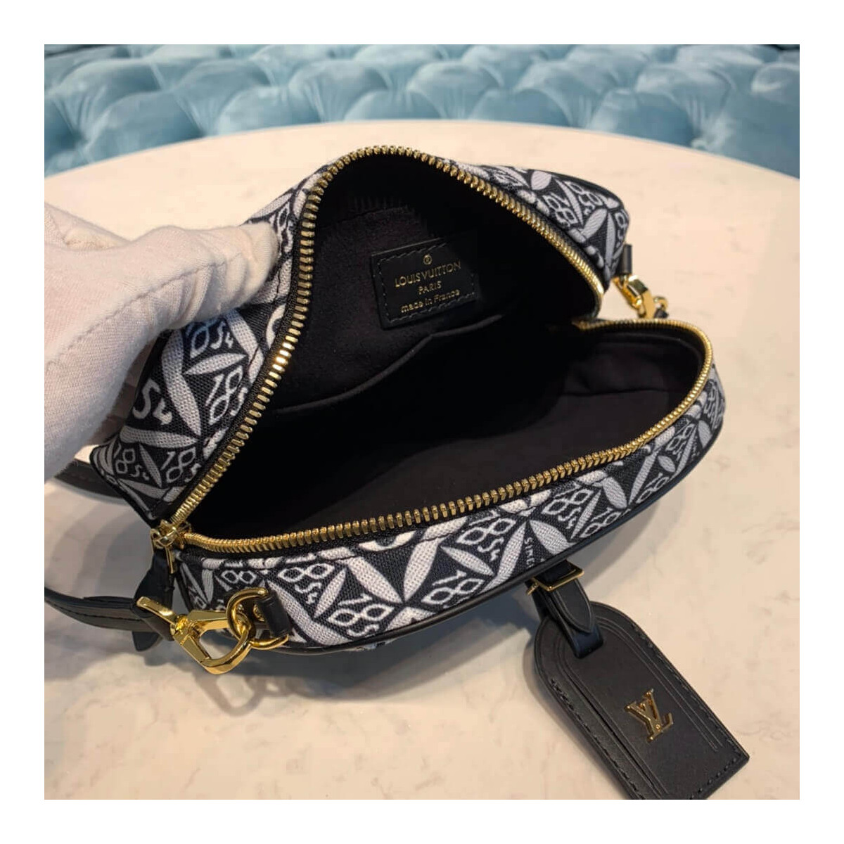 Louis Vuitton Denim Camera Bag M45528 Louis Vuitton Denim Camera Bag M45528