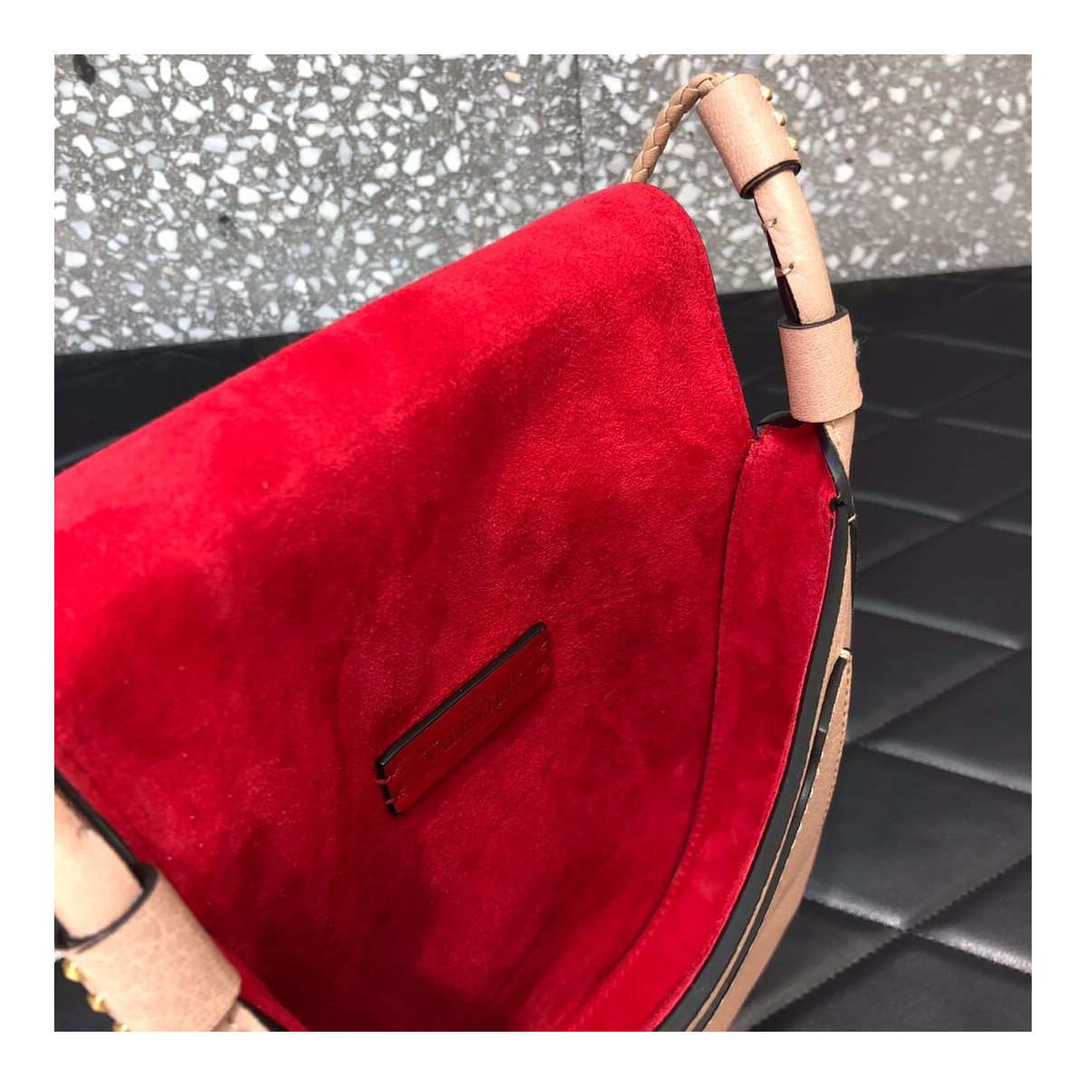 Valentino Garavani Medium Vring Crossbody Bag 0510