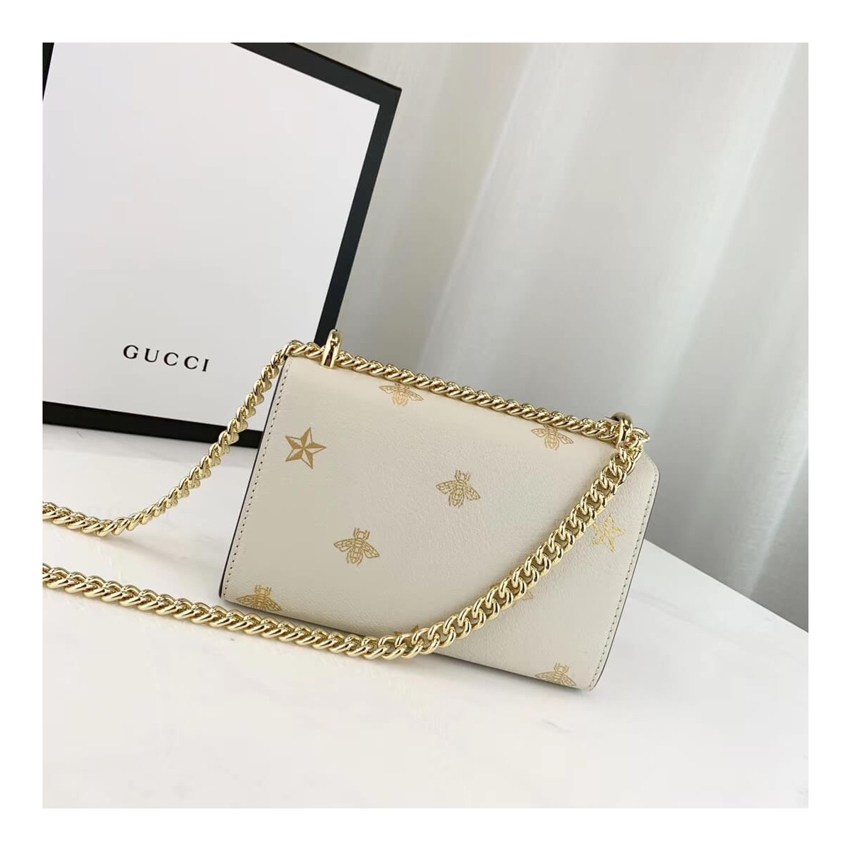 Gucci Padlock Bee Star Small Shoulder Bag 432182 Gucci Padlock Bee Star Small Shoulder Bag 432182