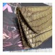 Chanel Metallic Crocodile Embossed Clutch AS0857 Chanel Metallic Crocodile Embossed Clutch AS0857