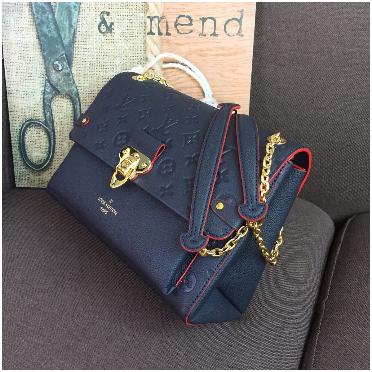 Louis Vuitton Monogram Empreinte Vavin MM M44150 M43925 Louis Vuitton Monogram Empreinte Vavin MM M44150 M43925