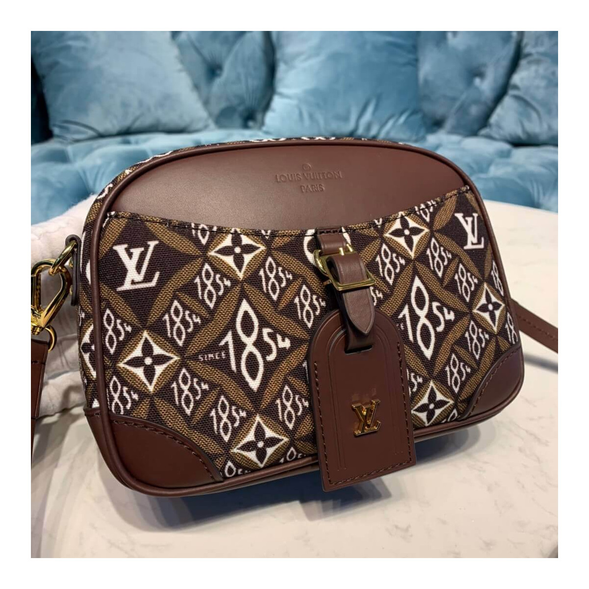 Louis Vuitton Denim Camera Bag M45528 Louis Vuitton Denim Camera Bag M45528