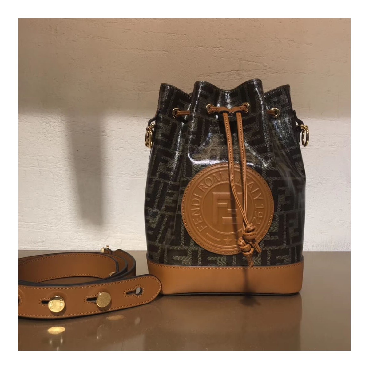 Fendi Multicolour Canvas Mon Tresor 8BT298 Fendi Multicolour Canvas Mon Tresor 8BT298