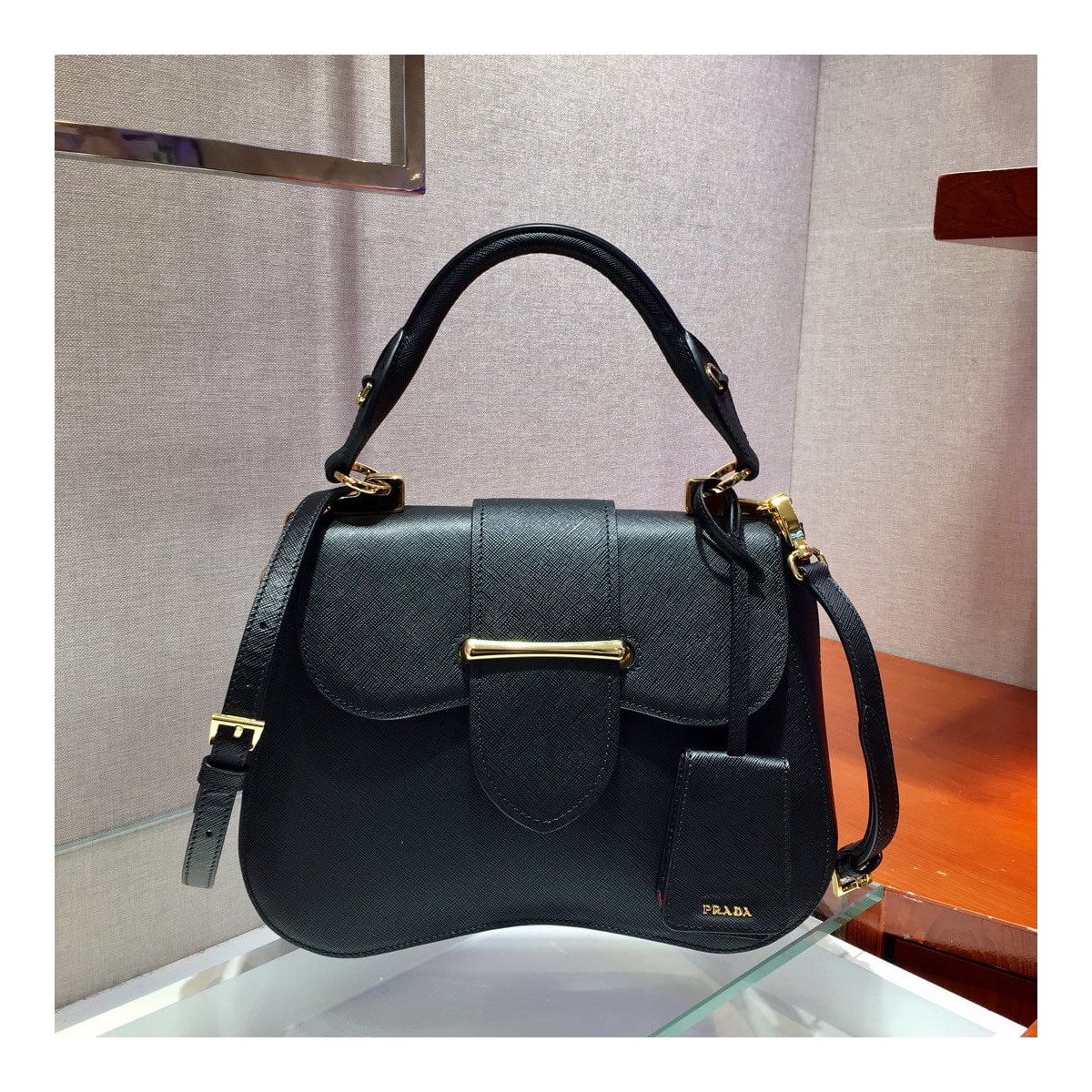 Prada Saffiano Leather Medium Sidonie Bag 1BN005 Prada Saffiano Leather Medium Sidonie Bag 1BN005