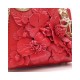 Christian Dior Lambskin Embroidered Flowers Mini "Lady Dior" Bag M0565 Christian Dior Lambskin Embroidered Flowers Mini "Lady Dior" Bag M0565