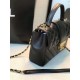 Chanel Calfskin Flap Bag With Top Handle AS0804 Chanel Calfskin Flap Bag With Top Handle AS0804