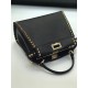 Fendi Peekaboo Mini with Metal-Plated Micro Studs 8BN244 Fendi Peekaboo Mini with Metal-Plated Micro Studs 8BN244