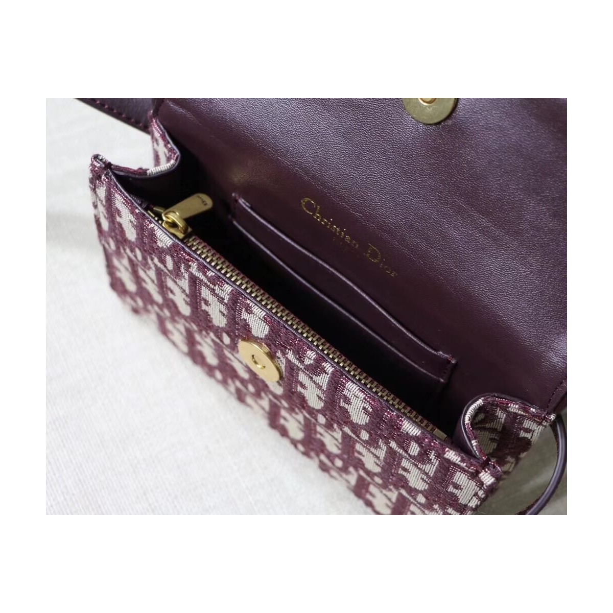 Christian Dior Oblique Saddle Belt Bag S5619 Christian Dior Oblique Saddle Belt Bag S5619
