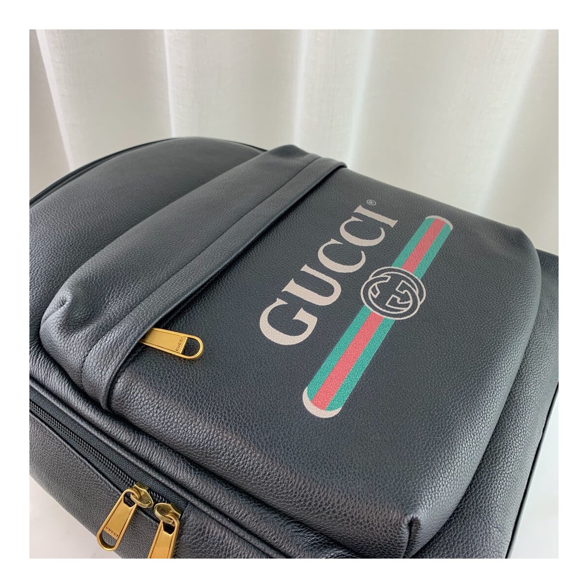 Gucci Print Leather Backpack 547834 Gucci Print Leather Backpack 547834