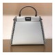 Fendi Peekaboo Mini with Metal-Plated Micro Studs 8BN244 Fendi Peekaboo Mini with Metal-Plated Micro Studs 8BN244
