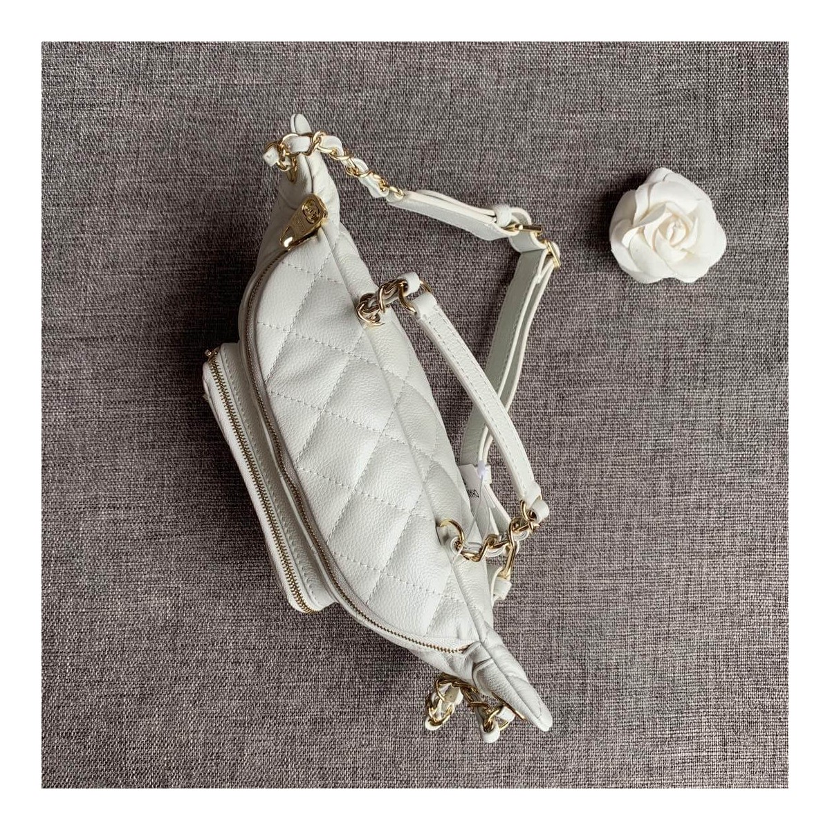 Chanel Quilted Caviar Clafskin Waist Bag AS0556 Chanel Quilted Caviar Clafskin Waist Bag AS0556